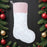 Pink Plaid Christmas Stockings