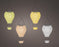 Solar Hot Air Balloons Hanging Assorted 13x36cm