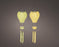 Solar Hot Air Balloons Yellows 13x56cm