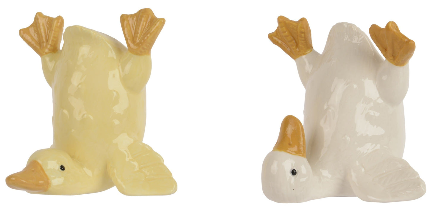 Duck 8.5cm Porcelain Upside Down