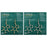 Chemical Reaction Caffeine Molecule Earrings