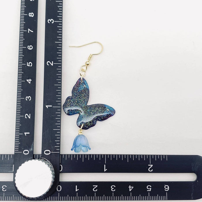 Multi Style Colorful Butterfly Flower Charm Dangle Earrings