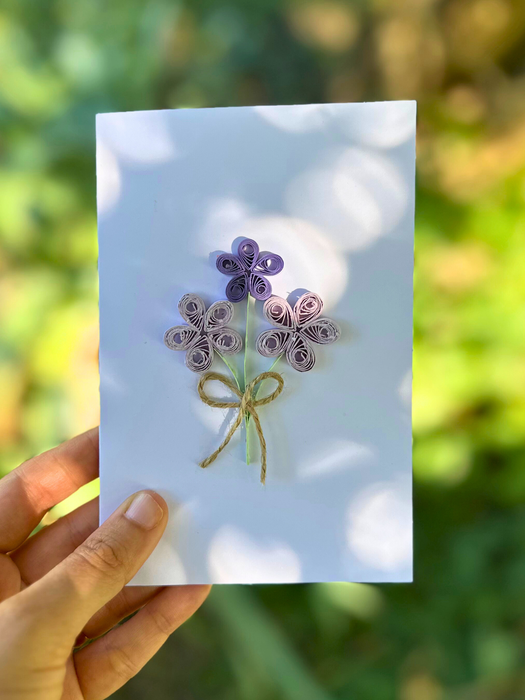 ASST Greeting Cards, Handcrafted paper Flower cards