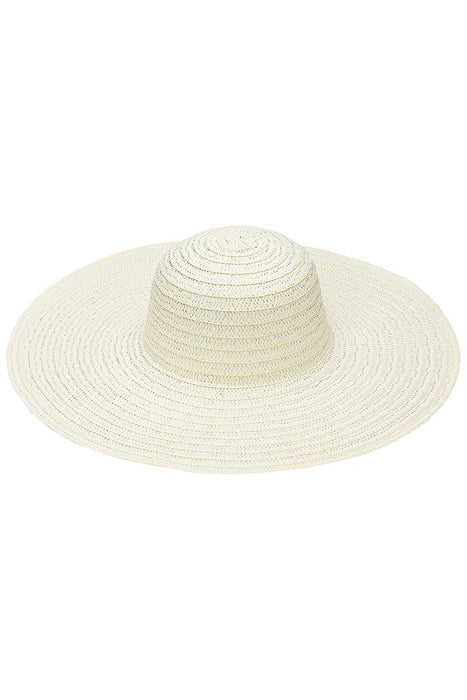 Thin Light-Weight Floppy Straw Beach Sun Hat
