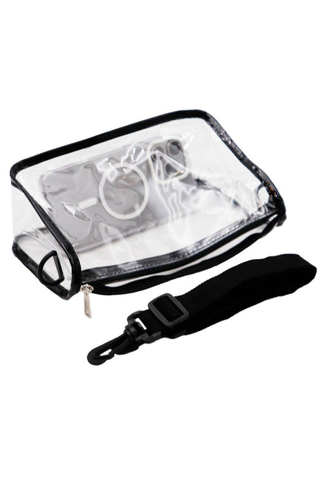 Transparent Clear PVC Crossbody Purse Clutch Bag