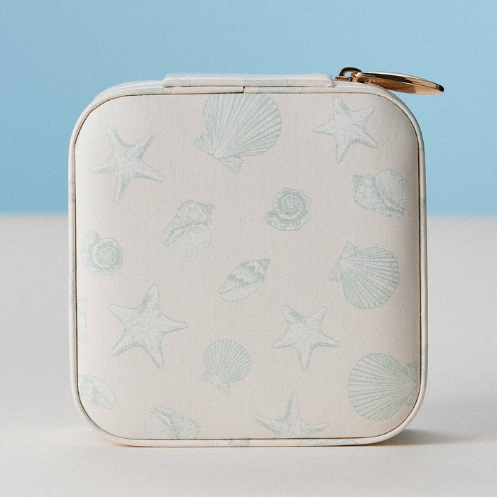 Faux Leather Novelty Print Travel Jewelry Box