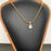 Drop Zircon 18K Gold Plated S.Steel Necklace