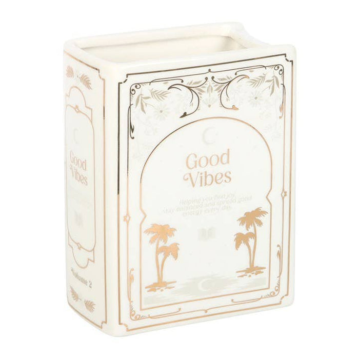 White Book Shaped Vase