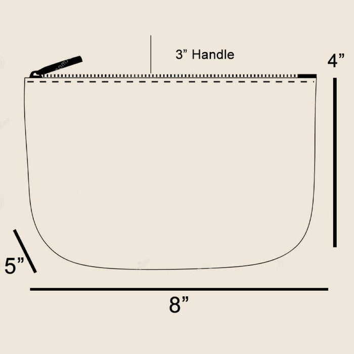 Flower Print Makeup Case Cosmetic Bag