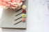 Flower Bobby Pins | Rose Hair Pins | Dusty Rose and Green