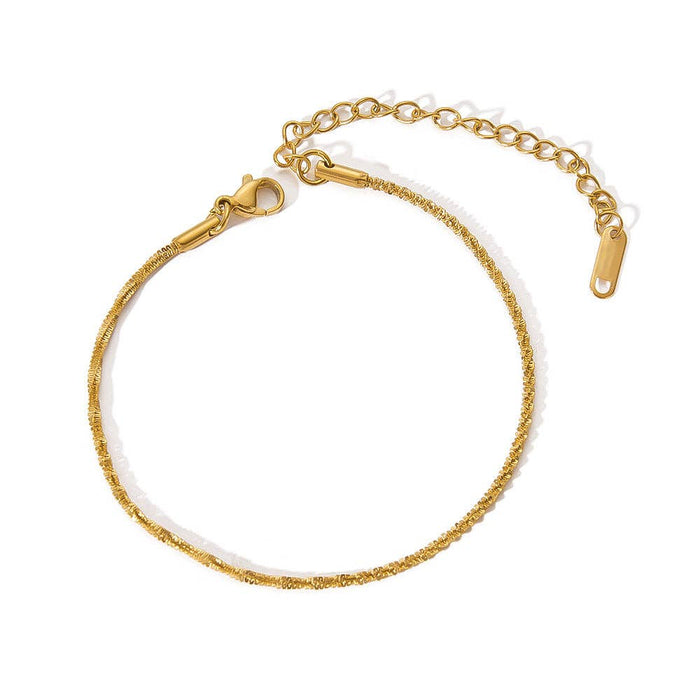 Multi Style 18K Gold Plated SS Chain DIY Accessories - FGS