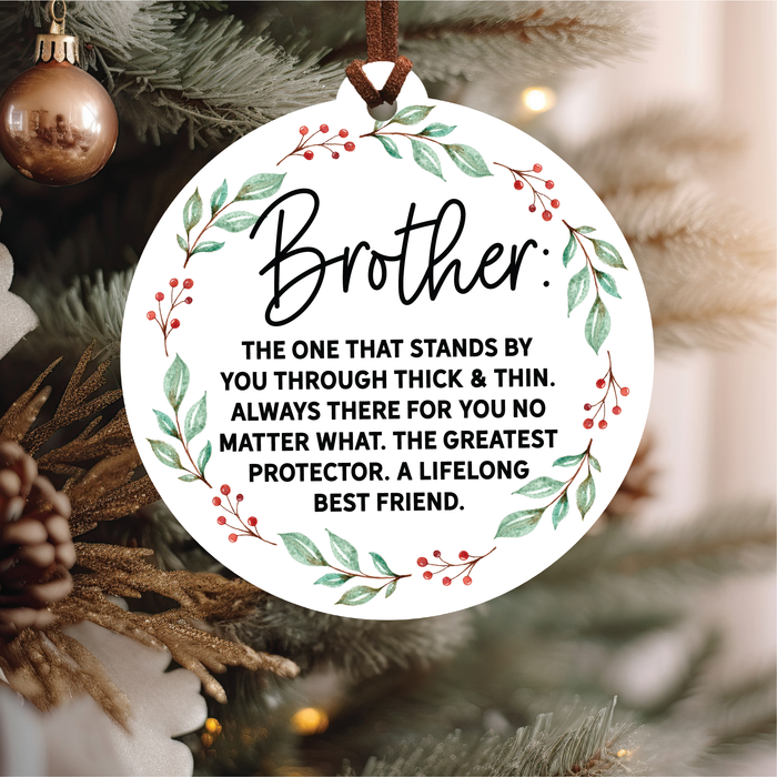 Brother Christmas Ornament