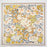 Colorful Flower Garden Print Square Bandana Scarf