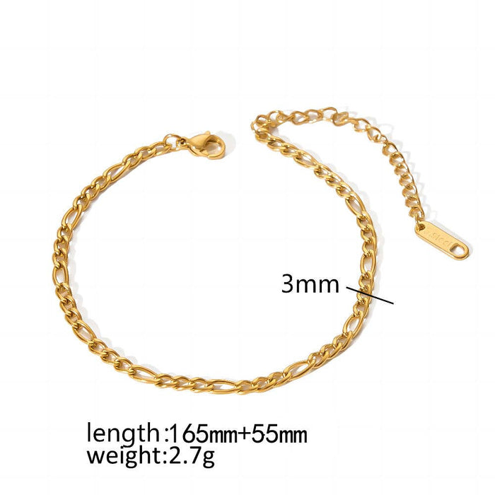 Multi Style 18K Gold Plated SS Chain DIY Accessories - FGS