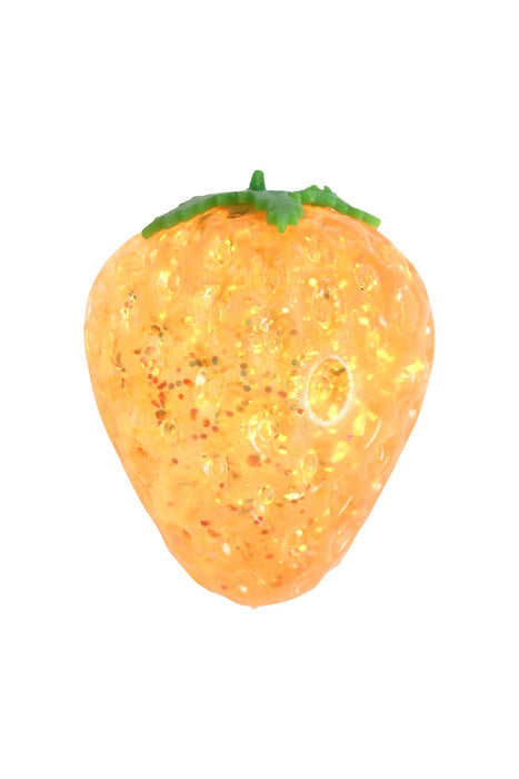 Strawberry Glittery Maltose Putty Filled Squishy