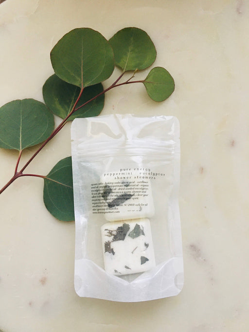 Pure Energy  Eucalyptus + Peppermint organic shower steamers