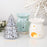 Iridescent White Snowflake Winter Oil Burner and Wax Warmer