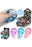 Jellyfish Clear Solid Maltose Putty Filled Squishy - 4 Inch