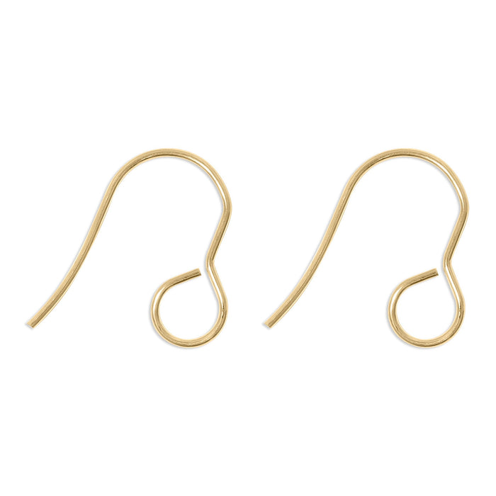 18K Gold PVD Stainless Steel Wire Earring Hooks