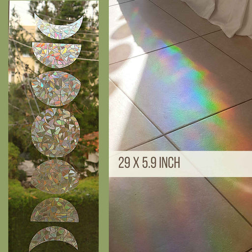 Moon Phase Suncatcher Window Cling Sticker - Decor