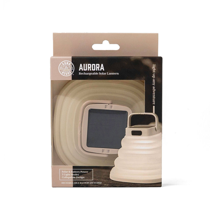 Bunk House Aurora Rechargeable And Collapsible Solar Lantern
