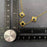 Black Enamel Rhombus Linked 18K Golden SS Bracelet - FGS