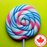 Cotton Candy Handmade Whirl Pop - Case of 5