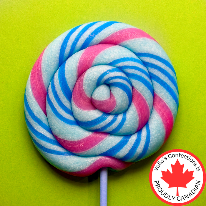 Cotton Candy Handmade Whirl Pop - Case of 5