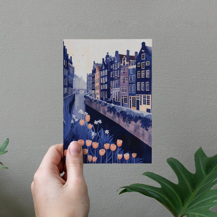 Walk along the canal | Everyday Greeting Card | Dutch