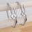 18K Gold PVD Stainless Steel Heart with Stone Bangle