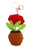 Large Emotional Support Pot Crochet Key Chain
