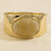 Oval Cabochon Wide Cuff Bracelet