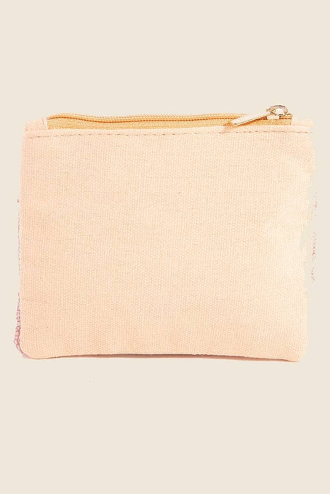 Pearl And Seeded Mom Coin Purse