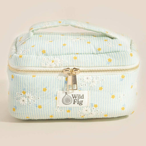 Flower Print Makeup Case Cosmetic Bag