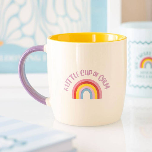 A Little Cup of Calm Rainbow Mug
