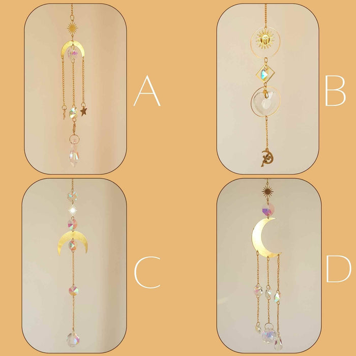 Prism Suncatcher - Colorful Moon Designs
