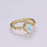 Dainty Monstone Celestial Adjustabtle Ring R336