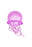 Jellyfish Clear Solid Maltose Putty Filled Squishy - 4 Inch