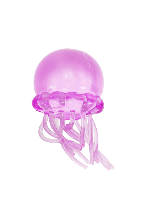 Jellyfish Clear Solid Maltose Putty Filled Squishy - 4 Inch