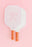 Coquette Pink Bow & Floral Double-Sided Pickleball Paddle