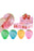 Strawberry Glittery Maltose Putty Filled Squishy