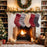Large Intricate Quilting Style Christmas Stockings