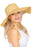 Thin Light-Weight Floppy Straw Beach Sun Hat