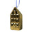 Christmas ornament house gold large