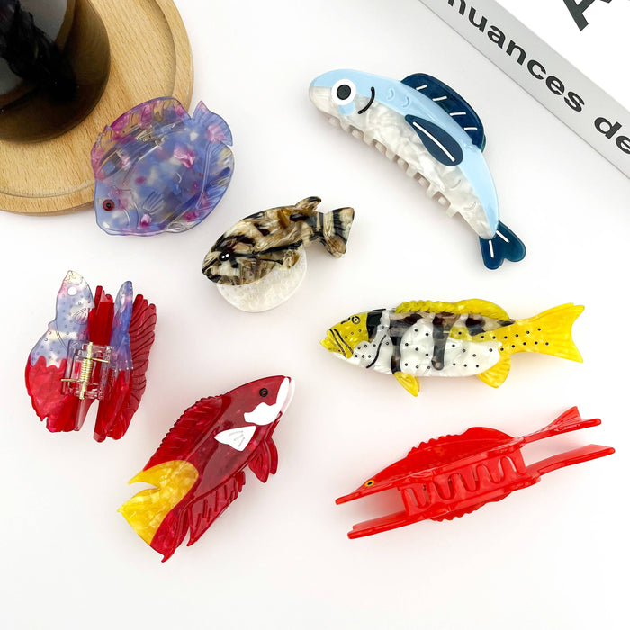 New Fish-Themed Hair Claw Clip