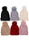 Whisker Coil Knitted Sherpa Fleece Lined Beanie