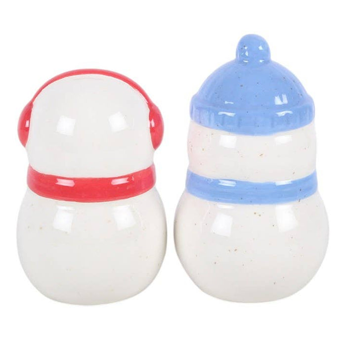 Winter Snowmen Christmas Salt and Pepper Shakers
