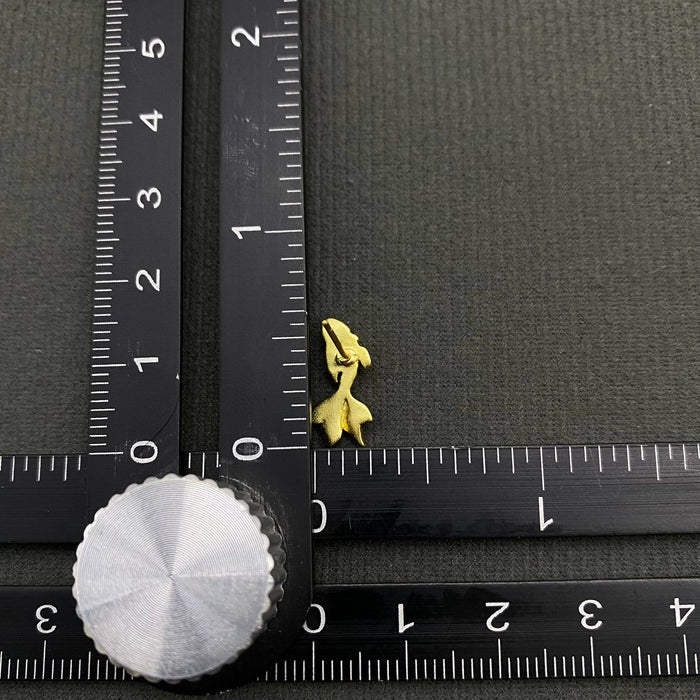 14K Gold Plated Goldfish Ear Studs