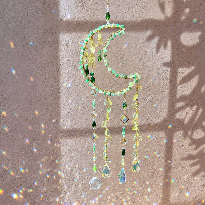 Whimsy Crystal Suncatcher: Amethyst, Aventurine, Rose Quartz