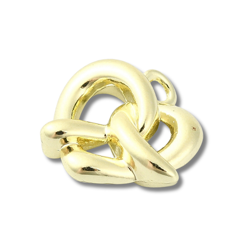 Pretzel Gold Charm